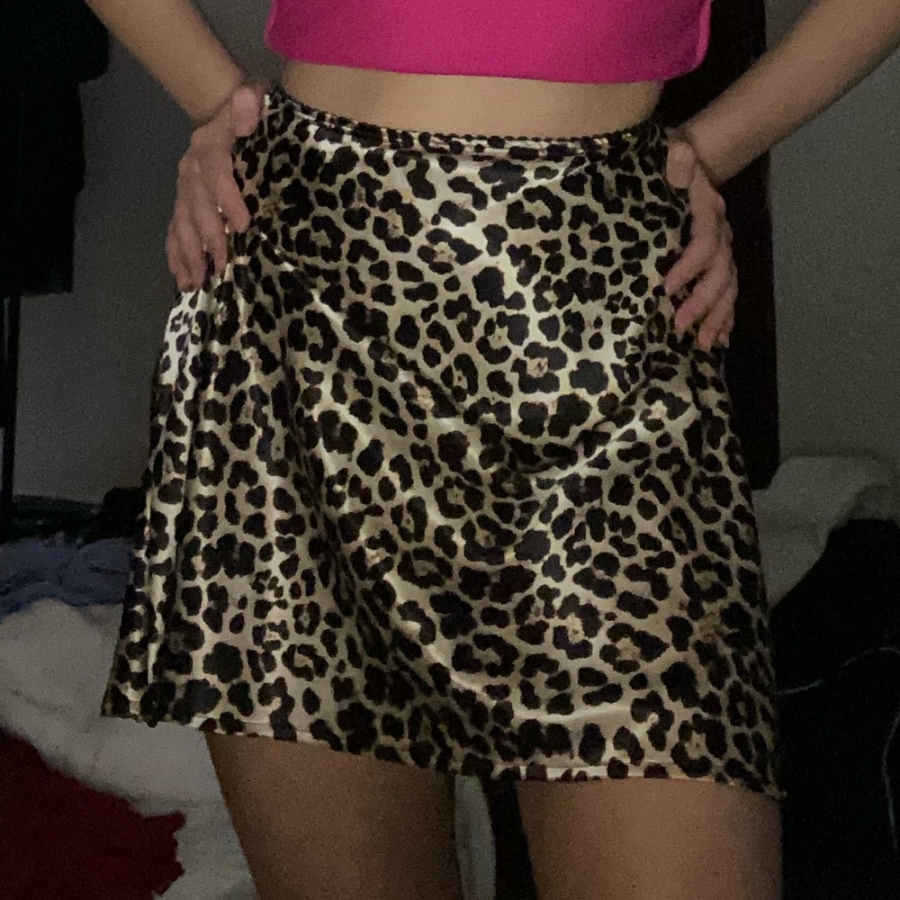 Altar’d State leopard print skirt